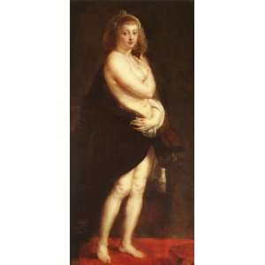  Oil Painting Venus in Fur Coat Peter Paul Rubens Hand 