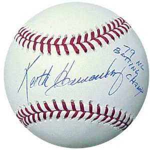 Keith Hernandez Autographed Baseball with 79 NL Batting Champ 