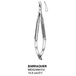 Micro Needle Holders, Barraquer   Smooth, 5 1/2, 14 cm