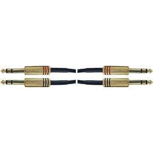  Hosa CSS 415G 15ft Dual Gold Plated TRS TRS Cable Musical 