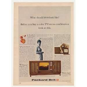  1967 Packard Bell CSW 804 Macao Tradewinds TV Stereo Print 