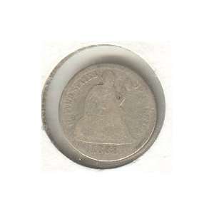  COINS, 1888 LIBERTY SEATED DIME G 