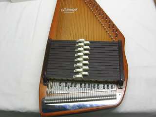 Vintage Autoharp By Oscar Schmidt, 15 Chord W/Case, NR  