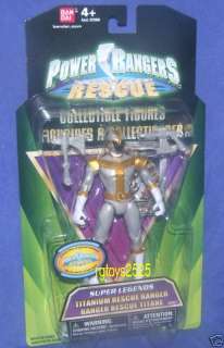 Power Rangers Lightspeed Rescue Titanium Power Ranger New Super 