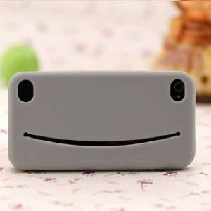  Xylitol Smile Face Soft Shell Case for iPhone 4/4S Cell 