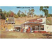 1950s Gaviota Las Cruces, CA Gas Station PC Magnet  