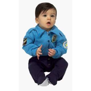   Officer Suit Infant Costume Age 6 12mos (DPS ROMP)(DA2): Toys & Games