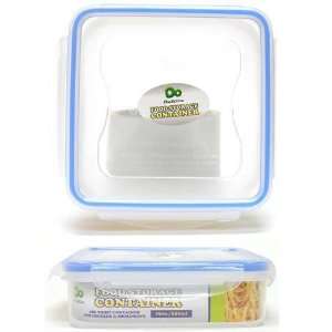 Square Food Storage Container with Click Lock Lid Case Pack 48:  