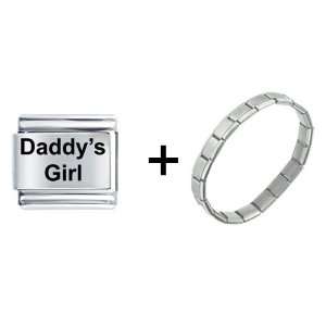  Daddys Girl Italian Charm: Pugster: Jewelry