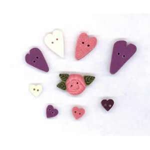  Button Pack for Scatter Hearts design: Arts, Crafts 