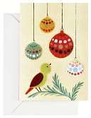 Xenia Taler Bird and Ornament Christmas Card Set of 10