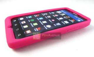 PINK Soft Silicone Gel Skin Case Cover Motorola Droid Bionic Phone 