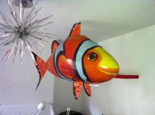   Remote Radio Controlled Flying Air Fish Clown Shark Balloon  