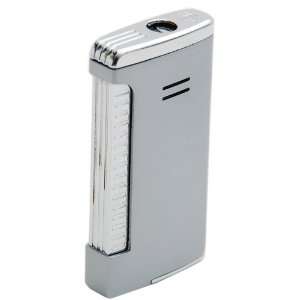  Cigar Savor Torch Lighter with Punch Cutter Brushed Metal 