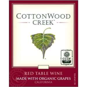   Creek California Organic Red Wine 750ml Grocery & Gourmet Food