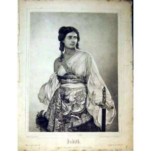   : Antique Portrait Beautiful Woman Judith Art Journal: Home & Kitchen