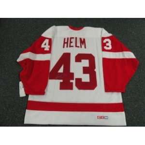  Signed Darren Helm Jersey   Stanley Cup   Autographed NHL 