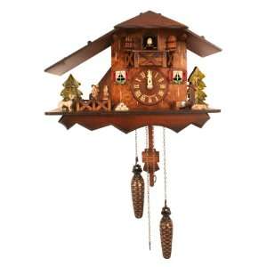 German Chalet Cuckoo Clock with Dancers: Home & Kitchen