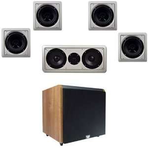   Speaker System w/Center Channel & 12 Maple Subwoofer Electronics