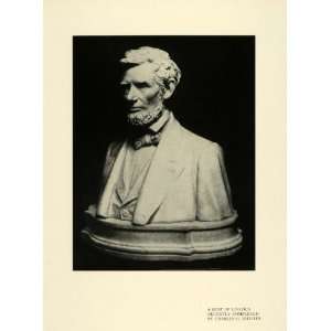  1916 Print Sculptor Charles H. Niehaus Abraham Lincoln 