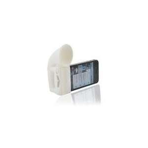 Iphone 4 Natural Sound amplifying Speaker Stand White 