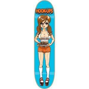   Wing Hoot Ups Skateboard Deck with Free Grip  7