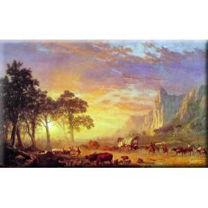   Trail 16x10 Streched Canvas Art by Bierstadt, Albert