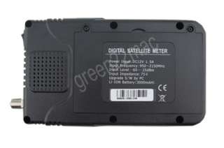   WS 6908 LCD DVB S FTA Professional Digital Satellite Finder BLACK US