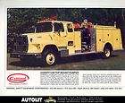 1980s General Ford Fire Truck Brochure Florence
