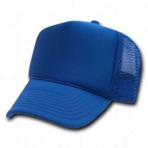  DECKY Solid Color Trucker Mesh Caps Plain Baseball Hat 