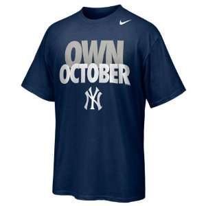  New York Yankees Nike Own October T Shirt Sports 