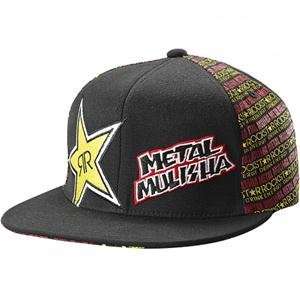  Metal Mulisha Youth Rockstar Front Face Hat   Black 