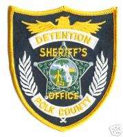 FL POLK COUNTY FLORIDA SHERIFF DETENTION POLICE PATCH !  