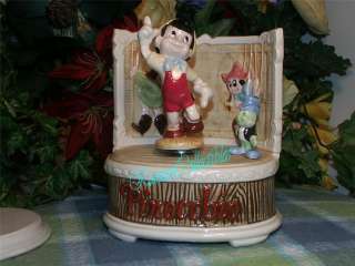 Schmid Disney Pinocchio with Jiminy Cricket Rotates  
