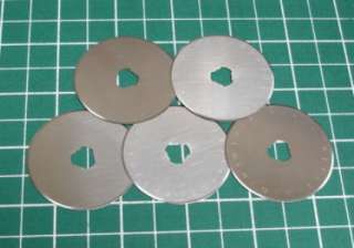 45MM ROTARY CUTTER REFILL BLADE Sewing Quilting Photos fits Olfa 