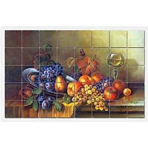   , marble tiled mural 32 x 20 by Aristophanes Murals