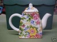Minature Ceramic Tea Pots ~ Lovely Bridal Shower Favor  