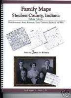 Indiana   Steuben County Genealogy Land Deeds Maps 1420304038  