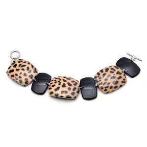  [Aznavour] Lovely & Cute Luxury Leopard Bracelet / Brown 