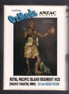 Ozmods 120mm Royal Pacific ISland regiment NCO Pacific Theatre WWII 