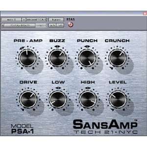    13146 00 BF Tech 21 SansAmp (TDM + RTAS + AS) Musical Instruments