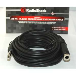  25 Ft. Shielded Cable, 1/4 Plug to 1/4 Jack Musical 