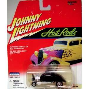  JOHNNY LIGHTNING HOT RODS 1934 COUPE 164 DIE CAST METAL 