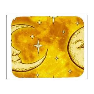   : Golden Moon Smiling Design Art Mouse Pad Mousepad: Office Products