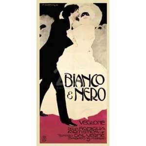  Bianco & Nero by Marcello Dudovich. Size 18.00 X 36.00 Art 