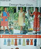 sundress pattern design your own sz XS, S,M 6 16 dress  