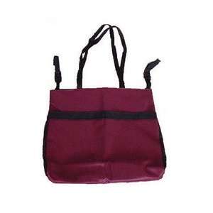  Eckert Stroller Diaper Bag Burgundy/Black Stripe with 