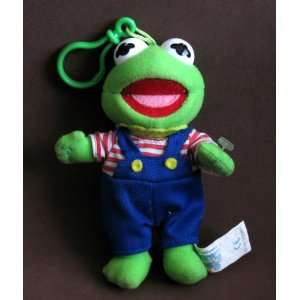   MUPPET BABIES   BABY KERMIT Bean Bag Doll CLIP ON: Toys & Games