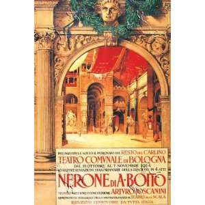  Bologna Theater Presents Nerone di a Boito, The . Art 