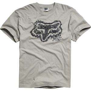  Fox Racing Metal Shop T Shirt   X Large/Grey: Automotive